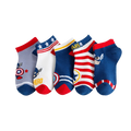 Kit 5 Pares Meia Vingadores (Capitão América 2)