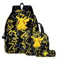 Kit Mochila Lancheira e Estojo Pokémon (Modelo 4)