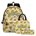 Kit Mochila Lancheira e Estojo Pokémon (Modelo 5)