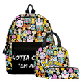 Kit Mochila Lancheira e Estojo Pokémon (Modelo 8)