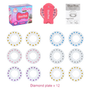 Kit para Personalizar Cabelo Infantil com Adesivos + Brinde