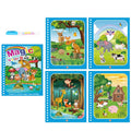 Livro Mágico para Colorir com Água Reutilizável (Modelo 3)