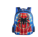 Mochila Escolar Costas Homem Aranha 3D (Azul)