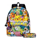 Mochila Infantil Escolar Pokémon + Estojo Brinde (Modelo 9)