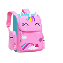 Mochila Infantil Feminina 3D Unicórnio (Rosa)