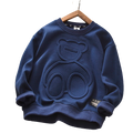 Moletom Infantil Ursinho (Azul Escuro)