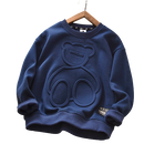 Moletom Infantil Ursinho (Azul Escuro)