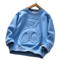 Moletom Infantil Ursinho (Azul)