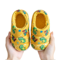 Pantufa Infantil Dinossauro Divertido (Amarelo)