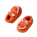 Pantufa Infantil Dinossauro (Laranja)