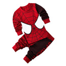 Pijama Infantil Homem Aranha Manga Longa (Vermelho e Preto)