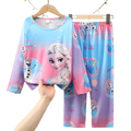 Pijama Infantil Inverno Frozen Manga Longa (Elsa Frozen)