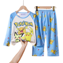 Pijama Infantil Masculino Pikachu Pokémon Algodão (Azul)