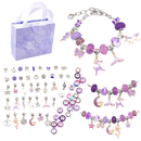 Pulseira Infantil + Kit Berloques (Roxo)