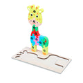 Quebra-Cabeça de Madeira Montessori Animais