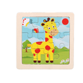 Quebra Cabeça Infantil de Madeira Montessori (Girafa)