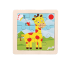 Quebra Cabeça Infantil de Madeira Montessori (Girafa)