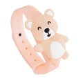 Repelente Pulseira Infantil Animais Divertidos (Bege - Urso)
