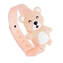 Repelente Pulseira Infantil Animais Divertidos (Bege - Urso)