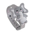 Repelente Pulseira Infantil Animais Divertidos (Cinza - Elefante)