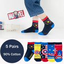Kit 5 Pares Meia Vingadores