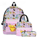 Kit Mochila Lancheira e Estojo Pokémon