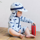 Conjunto Praia Infantil UV com Chapéu
