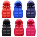 colete puffer infantil com capuz