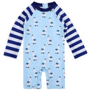 Conjunto Praia Infantil UV com Chapéu