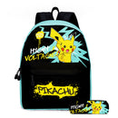 Mochila Infantil Escolar Pokémon + Estojo Brinde