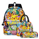 Kit Mochila Lancheira e Estojo Pokémon