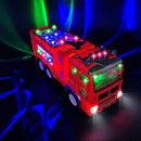 Caminhão de Bombeiro Brinquedo que Anda com Sirene e LED