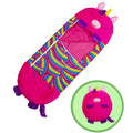 Saco de Dormir Infantil Confortável Pelúcia (Unicornio Rosa)