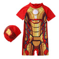 Macacão Praia Infantil UV + Touca