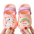 Sandália Infantil EVA Confortável Antiderrapante Dino (Rosa)