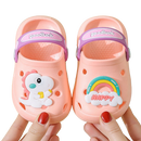 Sandália Infantil EVA Confortável Antiderrapante Dino (Rosa)