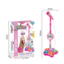 Microfone Infantil Brinquedo com Pedestal