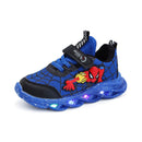 Tênis Infantil LED Homem Aranha