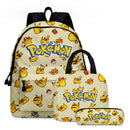 Kit Mochila Lancheira e Estojo Pokémon