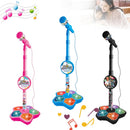 Microfone Infantil Brinquedo com Pedestal