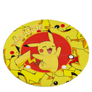 Tapete Pokémon Infantil Redondo Pikachu (Modelo 1)