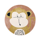 Tapete para Quarto Infantil Redondo Animais (Macaco)