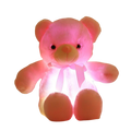 Urso de Pelúcia com Led (Rosa)