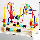 Ábaco de Madeira Educativo Infantil Montessori Matemática - Amor & Mãe