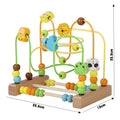 Ábaco de Madeira Educativo Infantil Montessori Matemática - Amor & Mãe