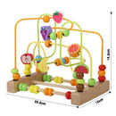 Ábaco de Madeira Educativo Infantil Montessori Matemática - Amor & Mãe