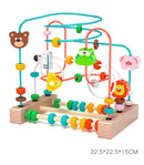 Ábaco de Madeira Educativo Infantil Montessori Matemática - Amor & Mãe