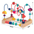 Ábaco de Madeira Educativo Infantil Montessori Matemática - Amor & Mãe