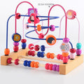 Ábaco de Madeira Educativo Infantil Montessori Matemática - Amor & Mãe