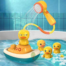 Brinquedo Banho Divertido Bebê - Pato Maluco / Chuveirinho para Banho Bebê - Amor & Mãe
